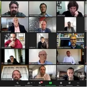 El encuentro virtual de dirigentes liberales, que elaboró una carta dirigida al presidente Alberto Fernández para cuestionar la política sanitaria