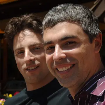 Brin y Page, creadores de Google.