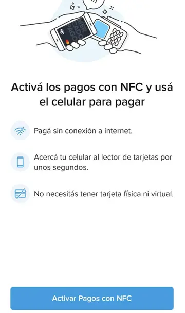 Antes de configurar el NFC, Mercado Pagoi explica de qué se trata la nueva modalidad.