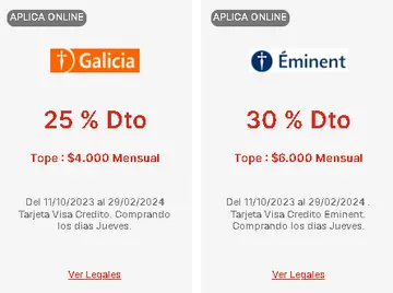 Los descuentos de los jueves están sujetos a renovación