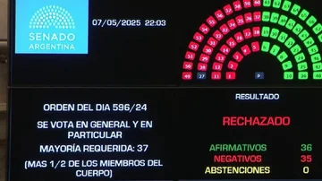 Rechazo a Ficha Limpia: uno por uno, cómo voto cada senador esta iniciativa