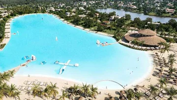 Cuánto cuesta un departamento en uno de los barrios cerrados con playas artificiales, a minutos de Capital