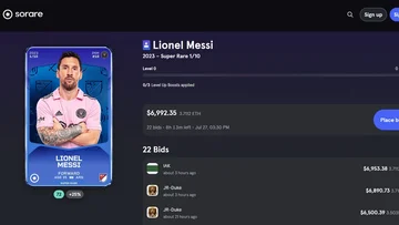 Sale a subasta el nuevo NFT de Lionel Messi en el Gran DT cripto: cómo comprarlo