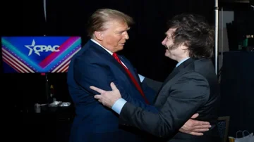 Javier Milei felicitó a Donald Trump por su triunfo en las elecciones en Estados Unidos