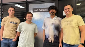 Lucas Ruano, Gastón Lavorato, Guido Pineda y Gerardo Ruano