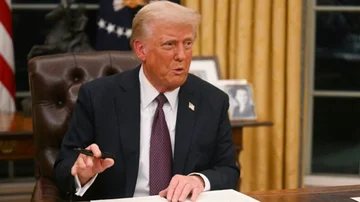 Trump le agradeció a Irán por avisarle del ataque y dijo que la represalia fue muy débil