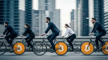 No son pequeños ahorristas, hacen la bicicleta con el Bitcoin e invierten cada vez más