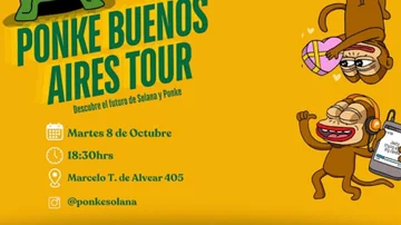 Evento cripto en Buenos Aires: Conocé Ponke y Solana con expertos del sector