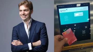 Lo soñamos y lo hicimos: Pierpaolo Barbieri pagó el subte con una tarjeta Ualá y festejó