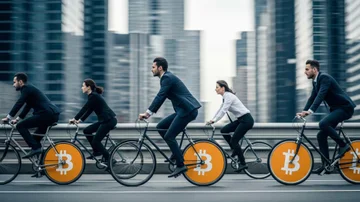 No son pequeños ahorristas, hacen la bicicleta con precio del Bitcoin e invierten cada vez más