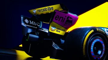 Se tiñe de amarillo: el nuevo coche de Franco Colapinto, con los colores de Mercado Libre