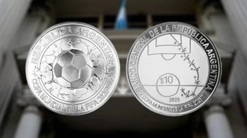 El BCRA anticipa el Mundial 2026 con una moneda conmemorativa de la Selección Argentina