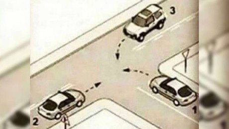 ¿Qué auto debe pasar primero? El popular acertijo de Twitter - Vimarsana News