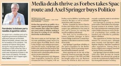 Alberto en el Financial Times por el escándalo del cumpleaños - Vimarsana News