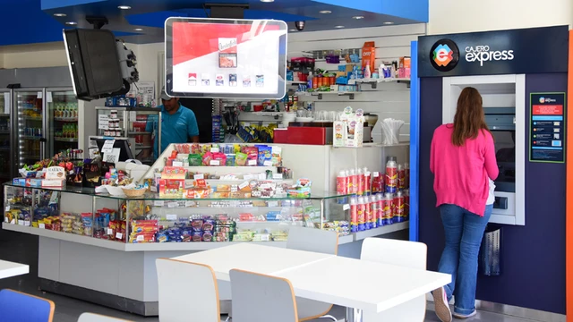 Why does a company hurry to install ATMs in drugstores, pharmacies and supermarkets?