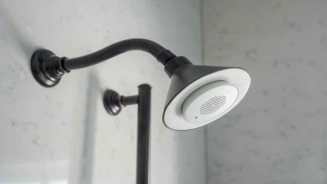 Lugar inesperado: esta ducha con altavoces te permite conectarte con el asistente virtual de Amazon