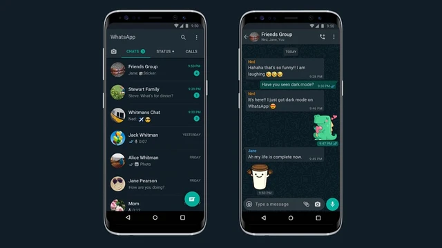 Finalmente, Whatsapp liberó el modo oscuro para todos sus usuarios de iOS y Android