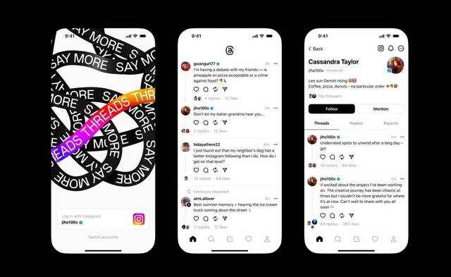 Threads alcanza los 100 millones de usuarios en menos de una semana