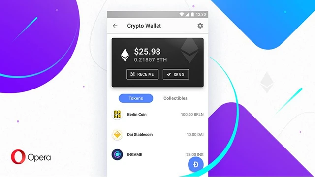 Criptomonedas, al alcance de la mano: Opera suma una billetera virtual a su navegador para Android