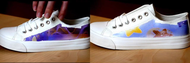 Crean una increíble tinta que cambia de color con solo aplicar diferentes luces