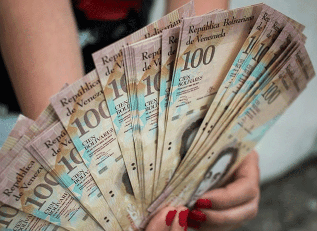 En Venezuela los Bolívares 