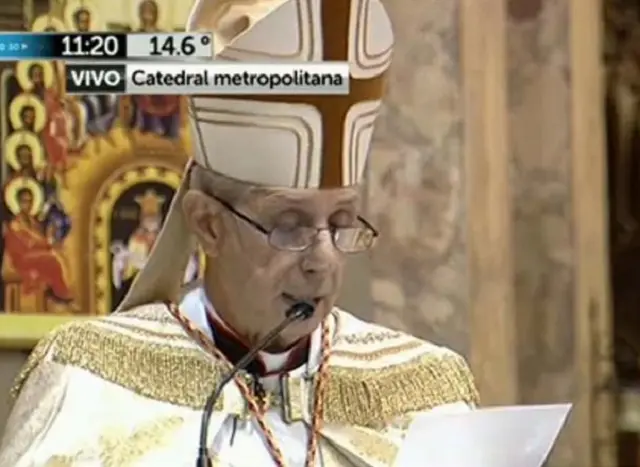 El cardenal Poli será el encargado del tradicional Tedeum, que esta vez será virtual