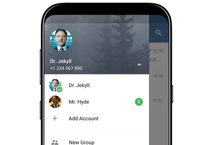 Telegram tiene funciones similares a WhatsApp.