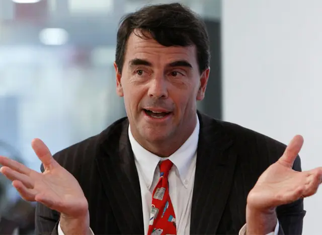 Tim Draper usa corbatas con dibujos singulares.