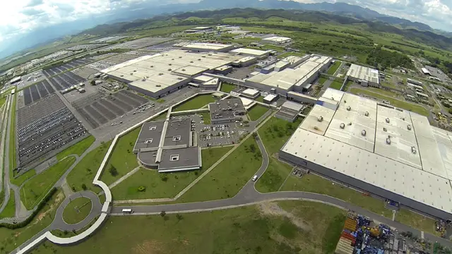 Vista aéra de la planta PSA en Porto Real, en el estado de Río de Janeiro, donde se producirá el C4 Cactus para la región