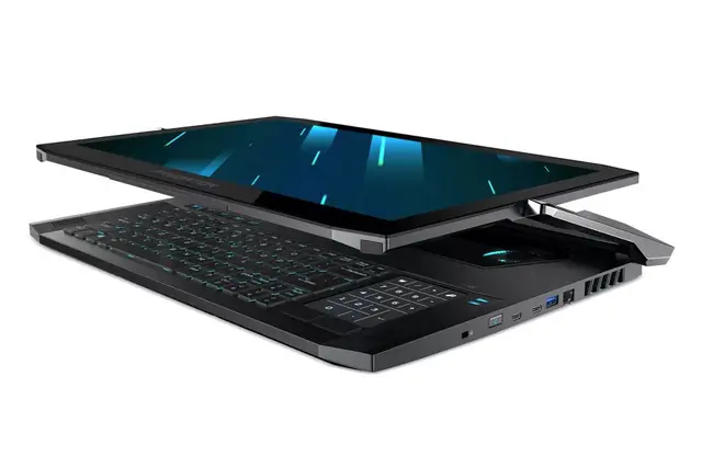 Acer Predator Triton 900: aunque debutó en la IFA 2018 el verano pasado, la Triton 900 es la otra computadora portátil para juegos con un diseño renovado: tiene una pantalla en voladizo que puede voltearse cuando usas un controlador en lugar de un mouse y un teclado. Sin embargo, en el CES 2019 conocimos su precio: 4.000 dólares cuando llegue en marzo. Eso es  con una pantalla 4K de 17 pulgadas, procesadores Intel Core i7 de octava generación y la GPU GeForce RTX 2080 de Nvidia.