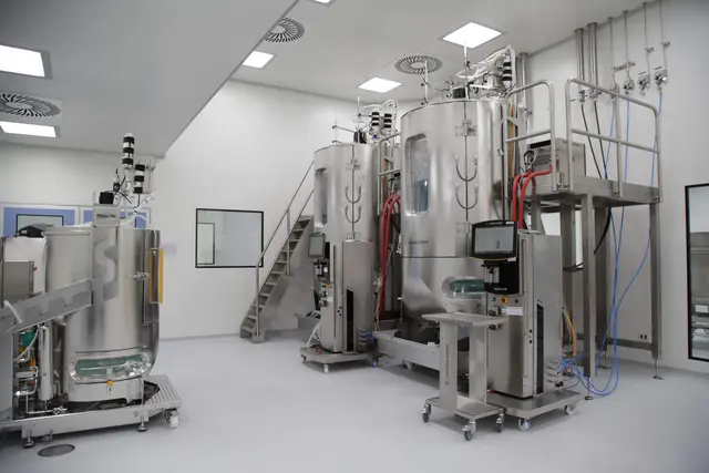 Los biorreactores donde se producen los medicamentos biosimilares