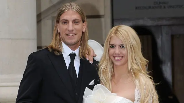 Maxi López y Wanda Nara