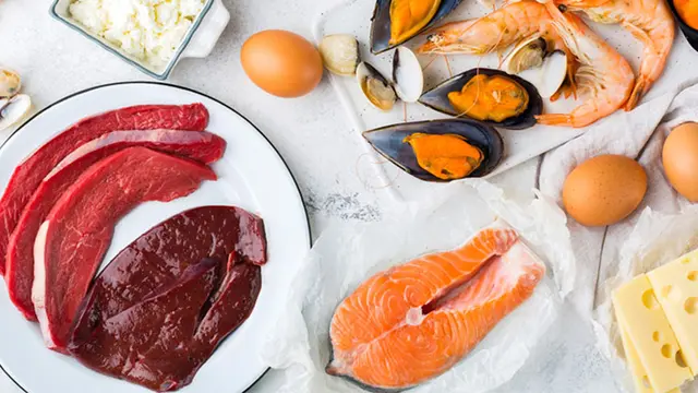 La vitamina B12 está en los productos de origen animal