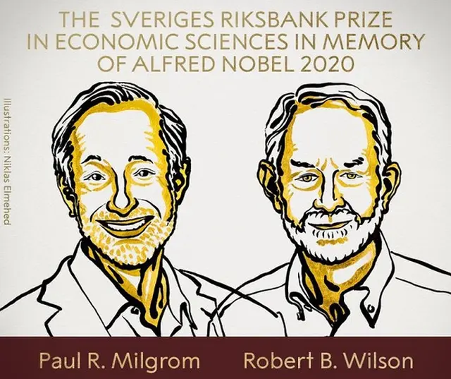 los estadounidenses Paul Milgrom y Robert Wilson, ganadores del nobel economía