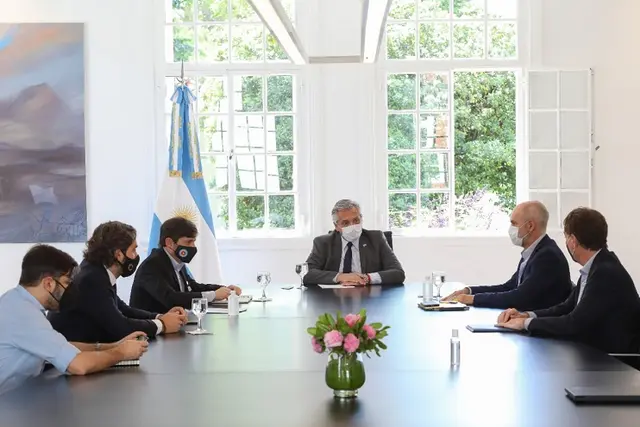 Alberto Fernández se reunió con Kicillof y Rodríguez Larreta antes de los anuncios