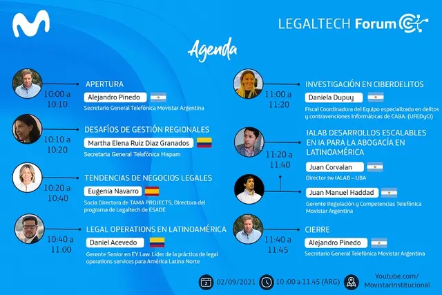 LegalTech 2021: Movistar se une al IALAB-UBA para potenciar la inteligencia artificial