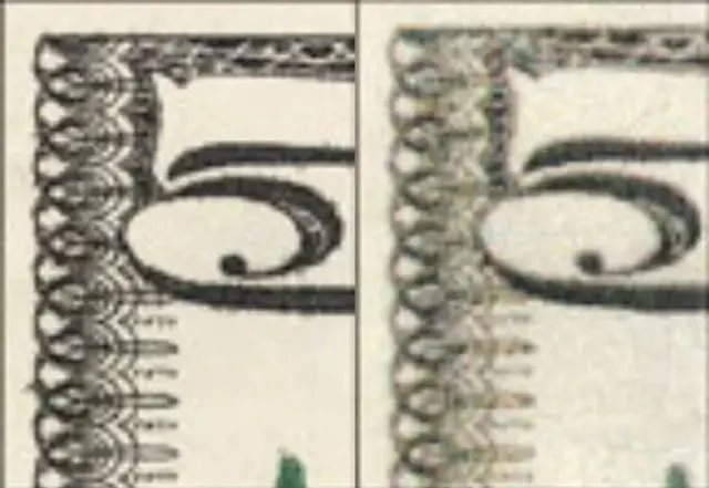 Billete original / Billete falso