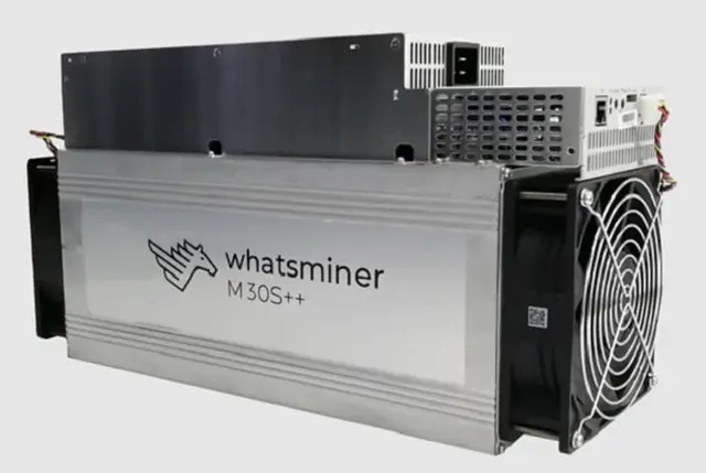 Ejemplo Whatsminer M30s++108T Valor 7400 usd Aprox consumo 3350w y ganancia 580 USD mensuales.