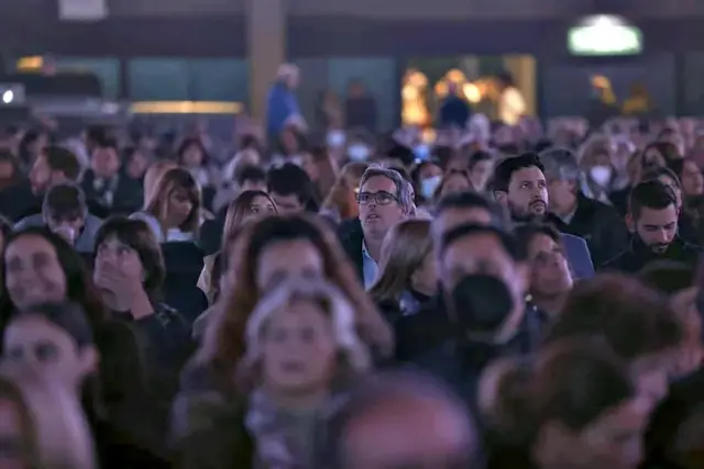 Una multitud acompañó al ex senador en la conmovedora noche