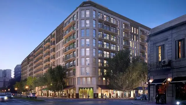 De poder construirse, el edificio tendría estas características aportadas por GCDI en un render 