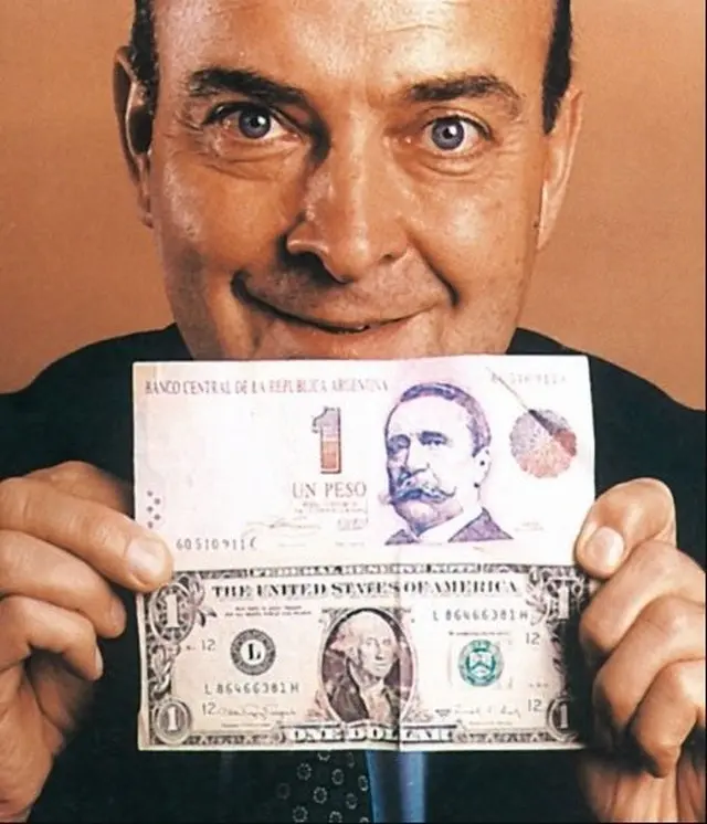 La convertibilidad fijaba el valor del peso con el dólar