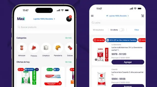 Miraprecios.com compara los precios de los diferentes supermercados y comercios