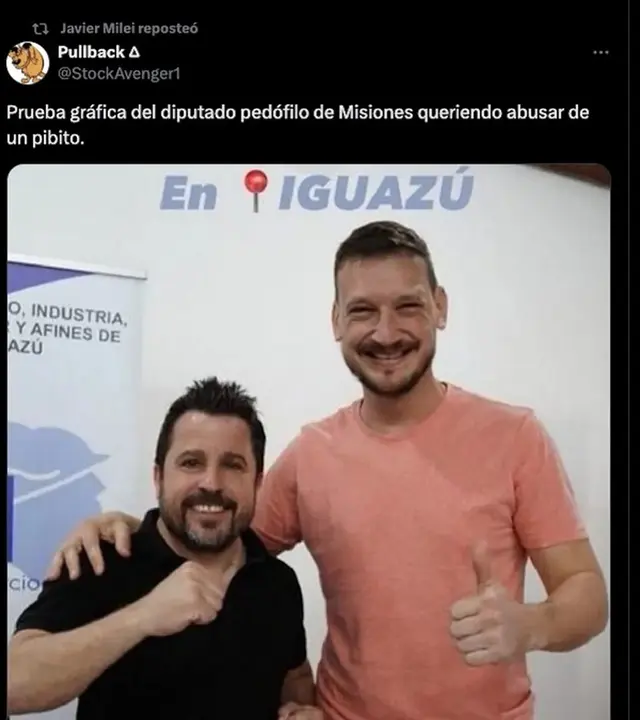 La imagen que reposteó Javier Milei y generó polémica