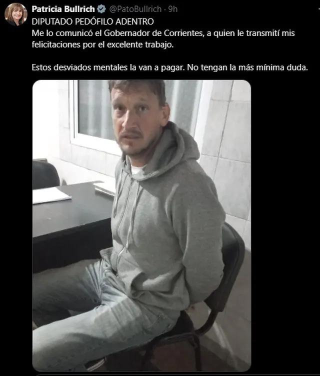 Patricia Bullrich calificó como 