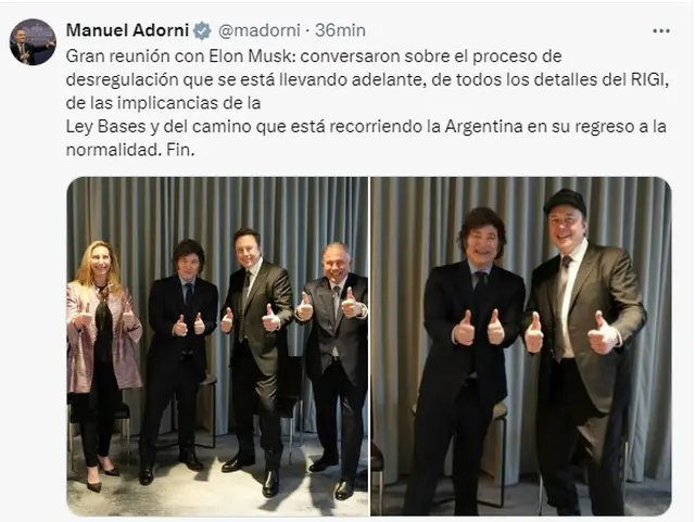 Javier Milei se reunió nuevamente con Elon Musk en Nueva York