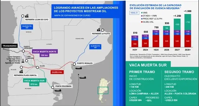 El proyecto Vaca Muerta Sur