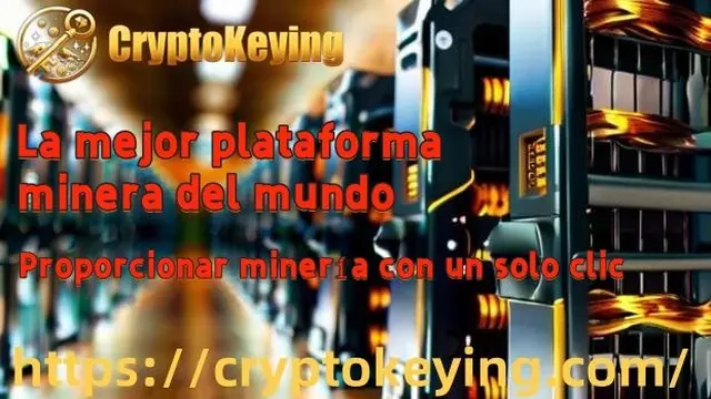 Cryptokeying ofrece invertir en Bitcoin y otras criptomonedas.