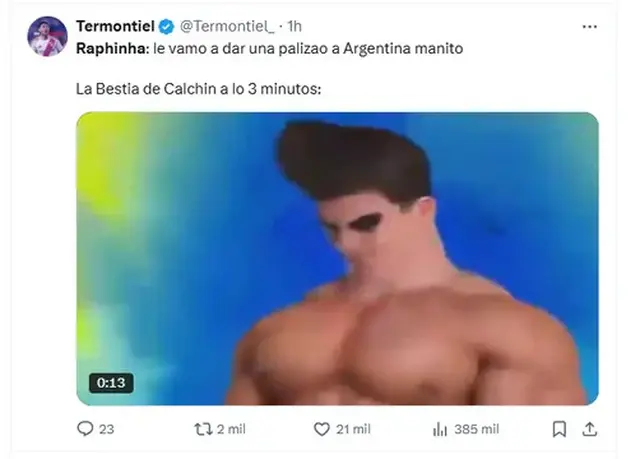 Las redes sociales se colmaron de memes, en especial dirigidos a Raphinha