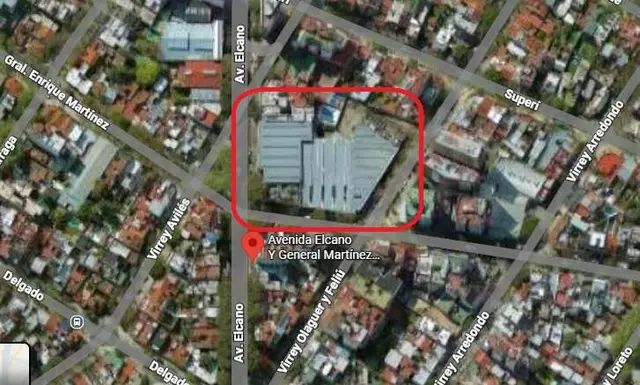 El lote donde funcionaba un Carrefour, ubicado en Colegiales y cerca de Belgrano R
