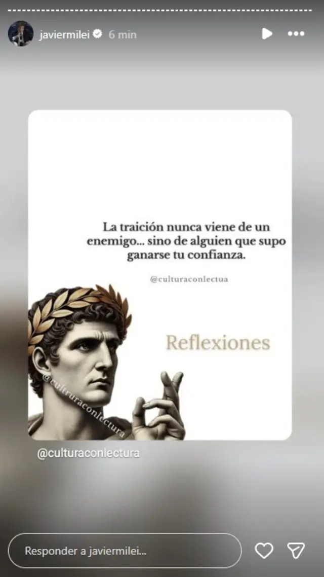 El mensaje del presidente Javier Milei